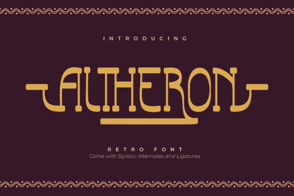 Altheron: A Warm, Retro Serif Font That Elevates Real Small Business Branding