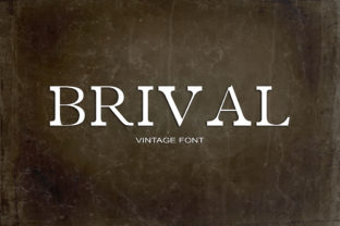 Brival: A Bold, Retro Serif Font That Cuts Through the Feed