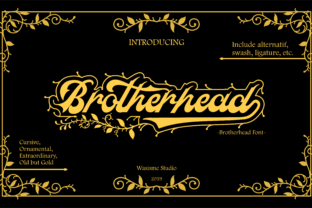 Brotherhead: A Bold Blackletter Font That Earns Its Place