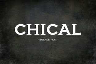 Chical: A Bold, Retro Serif Font That Cuts Through the Feed