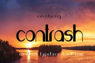 Contrash: A Retro Sans Serif Font That Pops on the Web