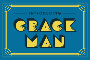 Crack Man: A Playful, Retro Typeface for Editorial Charm