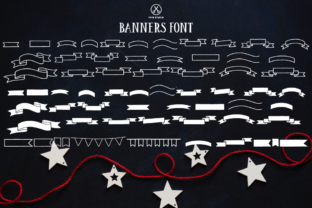 Decorative Banners: A Vintage-Inspired Display Font for Editorial Design