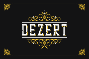 Dezert: A Retro Serif Font That Makes Your Brand Instantly Memorable