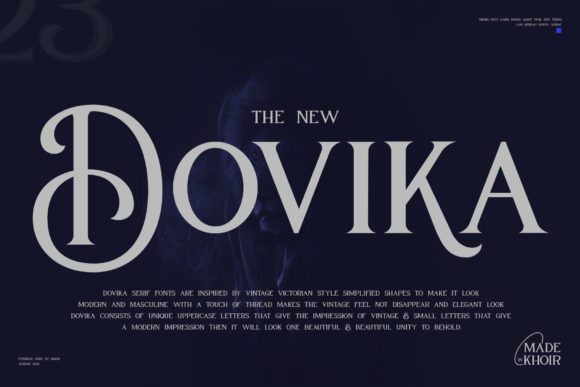 Dovika: A Vintage Serif Font That Brings Warmth to Real Branding Work