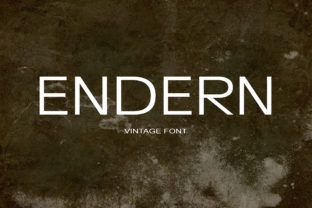 Endern: A Bold Serif Font That Makes Your Campaign Stand Out