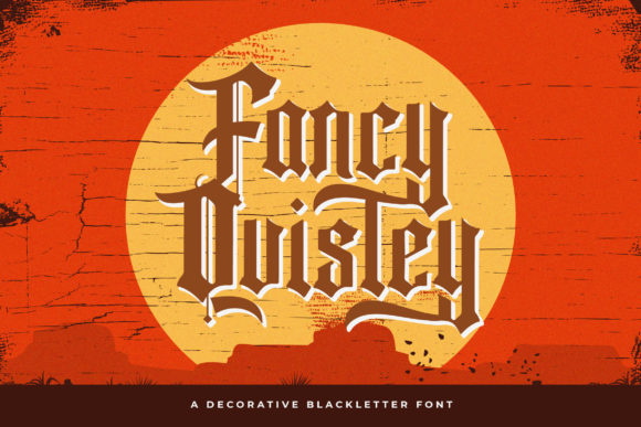 Fancy Quisley: A Blackletter Font That Feels Like Vintage Signage, Done Right