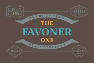 Favoner One: A Serif Font with Quiet Confidence
