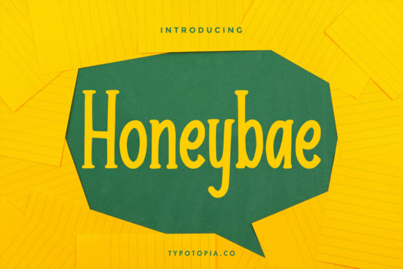 Honeybae: A Bold Retro Serif Font for Digital Branding