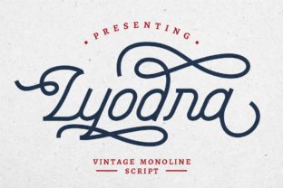Lyodra: A Playful Vintage Font for Small Business Branding
