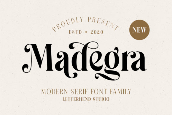 Madegra Serif Font for Handmade Labels & Vintage-Inspired Designs