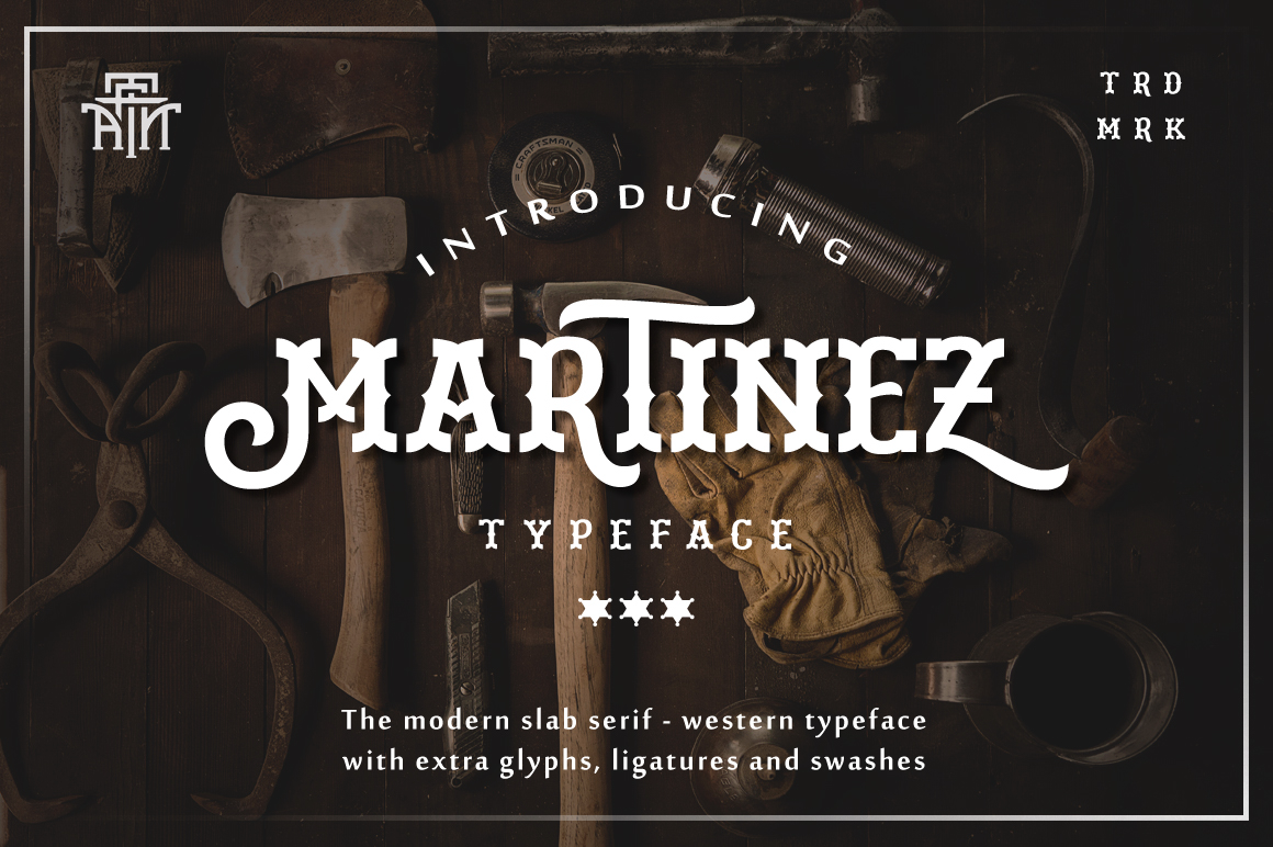 Martinez Typeface: A Warm, Rugged Slab Serif for Real Branding