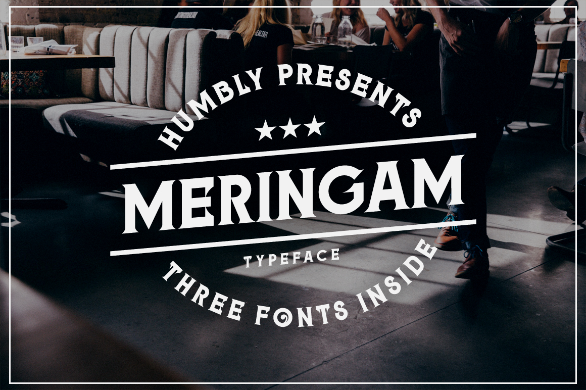 Meringam: A Serif Font That Anchors Your Campaign Message