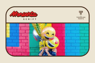 Monserta: A Playful Vintage Script Font for Editorial Design