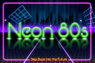 Neon 80s: A Playful Sans Serif Font for Bold Digital Identity