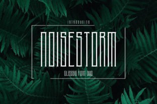 NoiseStorm: A Slab Serif with Grit and Grace