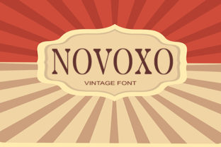Novoxo Serif Font: Vintage Charm for Handmade Labels & Printables