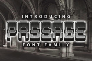 Passage: A Retro 3D Font That Lifts Your Web Typography
