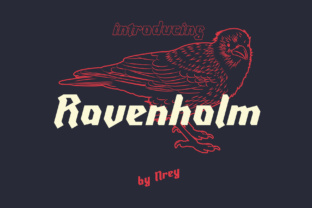 Ravenholm Slant: A Bold Blackletter Font That Elevates Your Brand