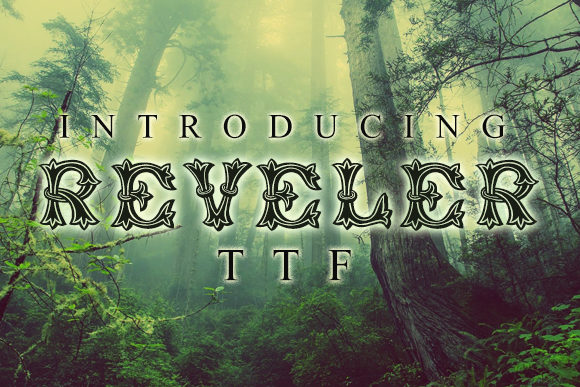 Reveler: A Retro Nature-Inspired Display Font for Digital Branding