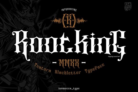 RootKing: A Bold Blackletter Font for Editorial Impact