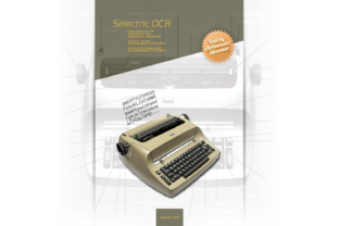 Selectric OCR: A Retro Typewriter Font for Digital Branding
