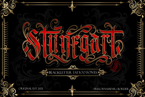 Stunegart: A Vintage Blackletter Font That Elevates Digital Branding