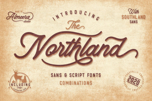 The Northland: A Handwritten Font with Vintage Soul