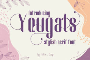 Yougats Serif Font for Handmade Brands & Printables