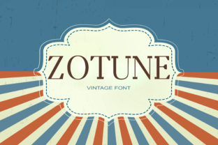 Zotune: A Vintage Serif Font for Scroll-Stopping Campaigns